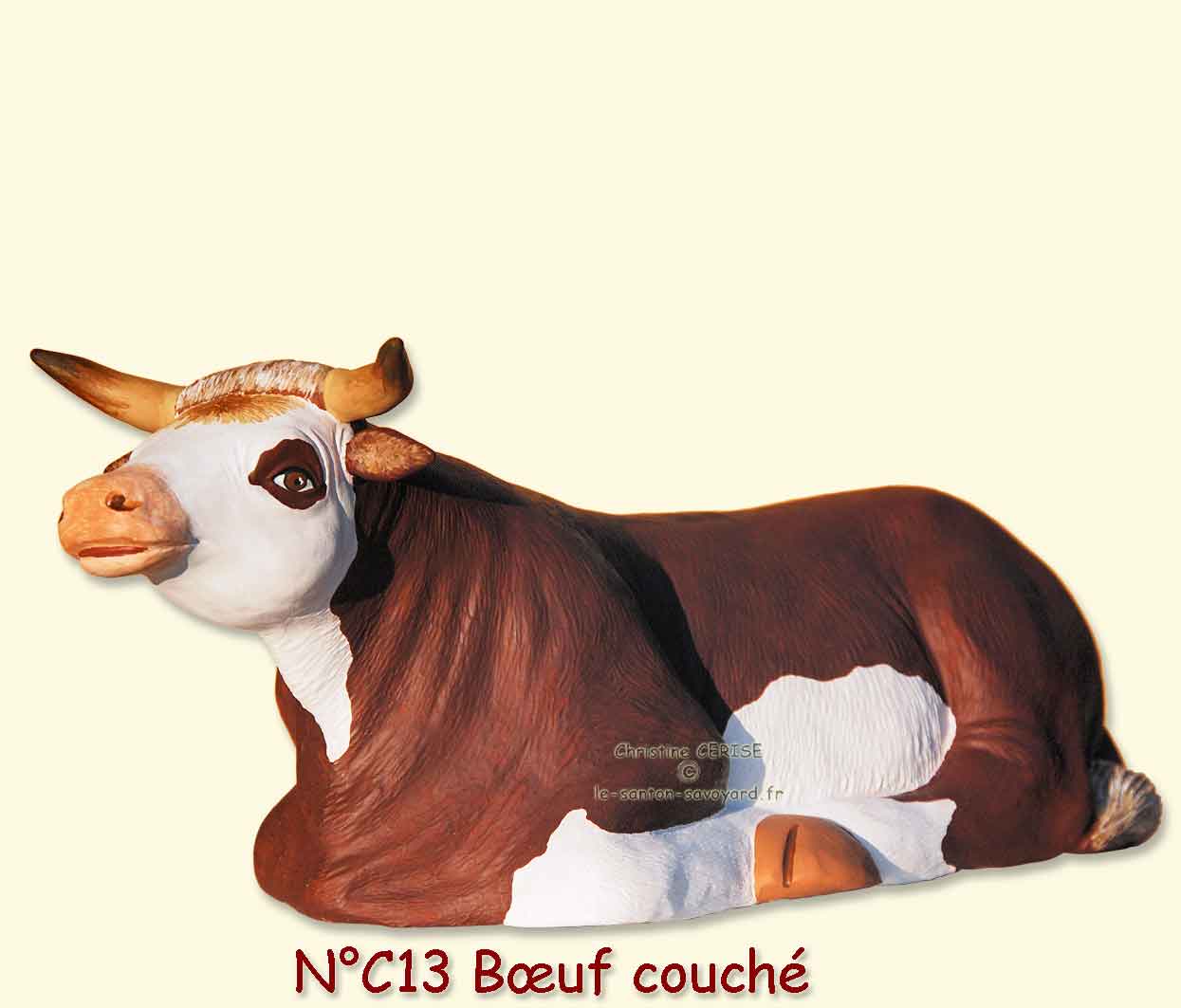 N°C13 Bœeuf Couché
